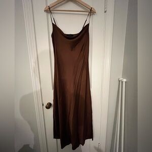 Brown Wedding Guest Dress